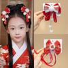 Plush Chinese New Year Headwear Rabbit Ancient Style Hairpin Lovely Hanfu Hair Sticks  Children