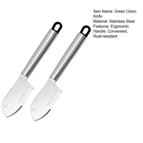 Слайсер для зеленого лука и овощерезка из нержавеющей стали с эргономичной ручкой, устойчивая к ржавчине, прецизионная терка, кухонный инструмент для украшения салатов, для жарки