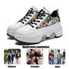 Модные уличные роликовые коньки для мальчиков Взрослые 4-колесные трансформируемые роликовые кроссовки Унисекс Детские для девочек Повседневные кроссовки на колесиках