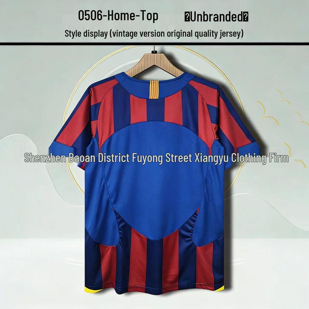 Барселона Ретро Нет. 10 Месси и Нет. 9-й памятный джерси Роналду