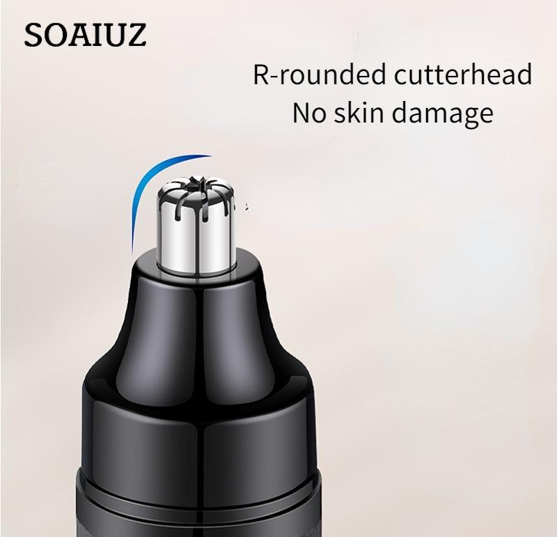 JLL5002 Мини-электрический триммер для волос в носу USB-аккумуляторная бритва для волос в носу Сменная головка Моющаяся бритва Портативная машинка для удаления волос