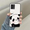 For Moto G72 Case Couple Panda Phone Back Cover For Motorola G72 Cover MotoG72 G 72 Protective Soft Liquid Silicone Funda Bumper