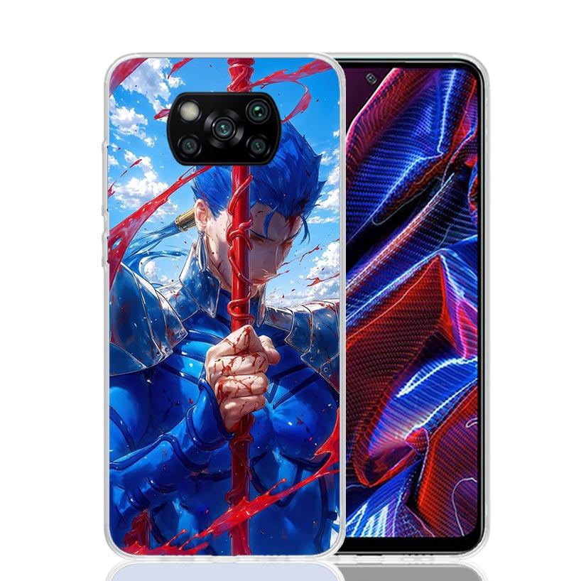 Чехол для телефона Fate Zero Stay Night Archer для Xiaomi Poco X7 X6 X5 Pro F7 Ultra Redmi 15C 15 13 13C 12 12C 10 10A 10C 9 9A 9C 9T Co