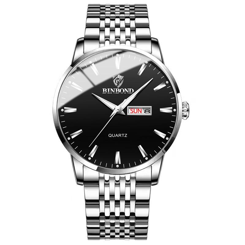 Мужские водонепроницаемые светящиеся наручные часы-будильник для бега