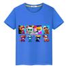 Super Kitties Boys Clothes Summer 100%Cotton T Shirt Y2k One Piece Casual Anime Tees Kawaii Short Print Tops Kids Clothes Girls