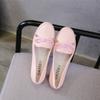 Fashion Rain Shoes Womens Flats Water Shoes Beach Waterproof Shoes Womens Rubber PVC Non-slip Round Toe Bow-knot Loafers362
