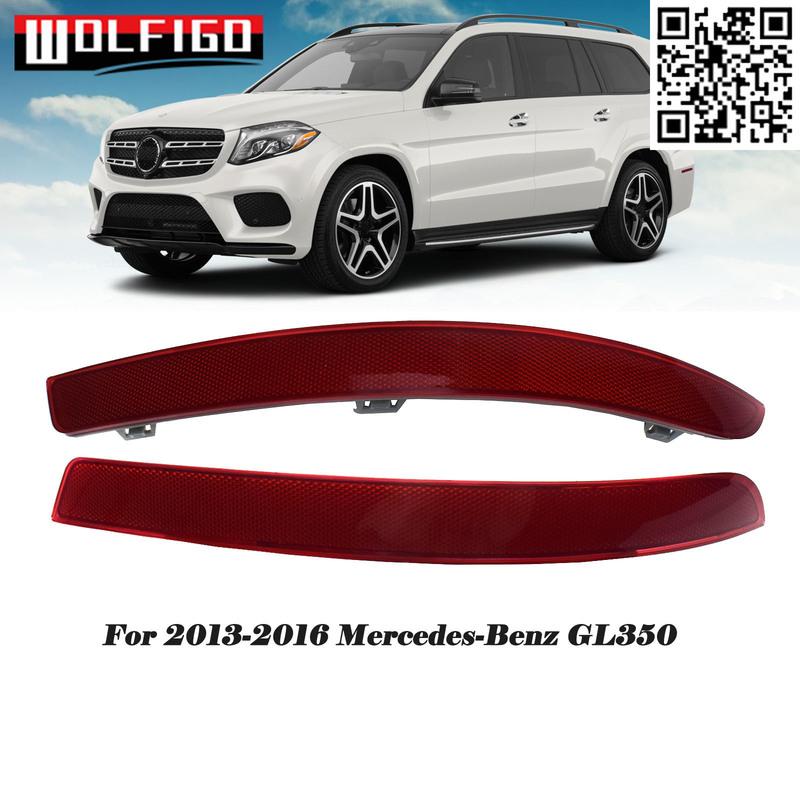 Left Right For 2013 2014 2015 2016 Mercedes GL X166 320 350 420 450 500 550 63 Rear Bumper Reflector A1668200374 A1668200474 New