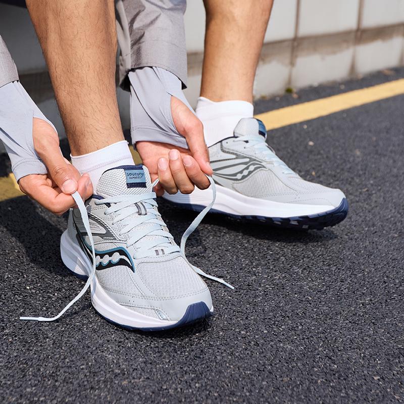 SAUCONY Низкие повседневные кроссовки для бега начального уровня Мужские Серый Синий S20943-202