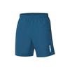 Quick-Dry Cool Breathable Solid Color Logo Print Straight-Leg Fitness Sports Shorts Men Shorts Dark-Star-Blue AKST617-3