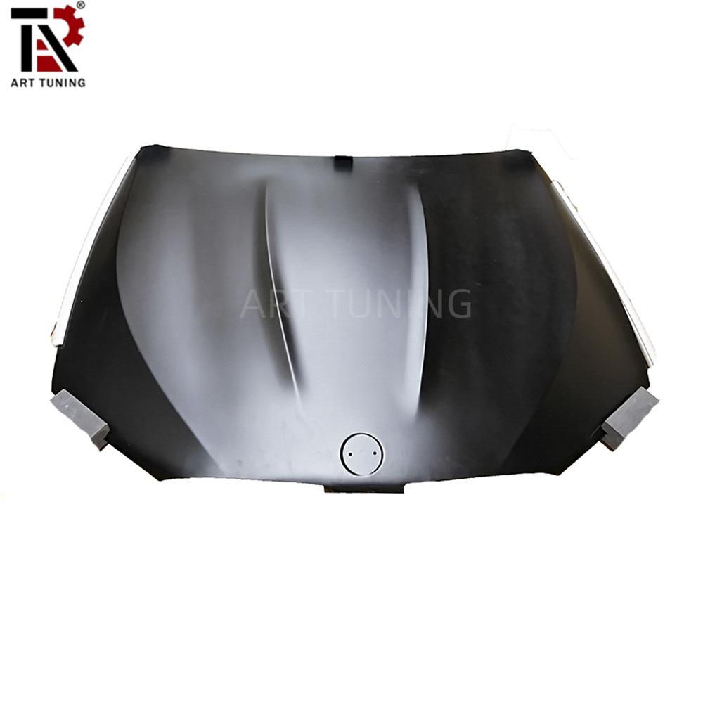 Комплект переднего и заднего бамперов в стиле M5 для BMW 5 Series G30/G38 с крылом, боковой юбкой и капотом.