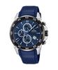 The Originals Chronograph Rubber Strap Blue Dial Quartz F20330-2 100M Men's Watch