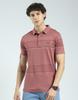 Men's Slim Fit Striped Polo T-Shirt | Half Sleeve | Collared Neck | Casual Wear T Shirt for Men's