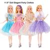 Модная Кукла Элегантная Вечерняя Одежда для 30см Куклы/для 1/6 BJD Кукол/для 11.5" Кукол DIY Аксессуары