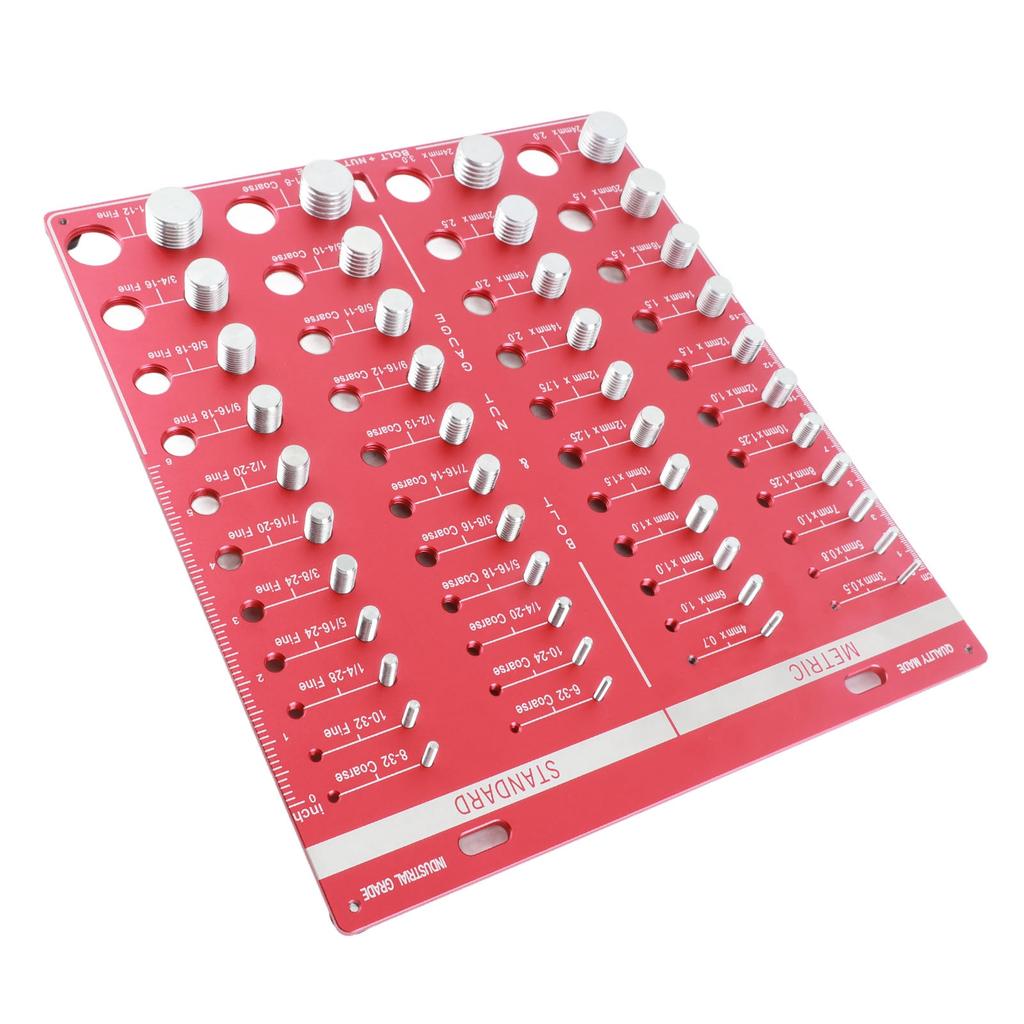 Шаблон для проверки резьбы гаек и болтов дюймовый метрический 44 размера Идентификатор калибра Шаблон Стандартная линейка