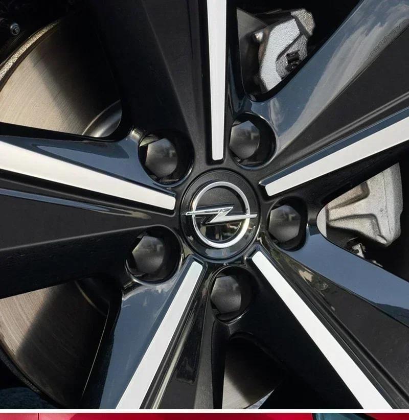 4pcs 56mm 59mm 60mm 64mm 68mm Wheel Center Cap Logo Hub Cover Badge Emblem for Opel Insignia Astra J H G F Corsa Zafira Tigra