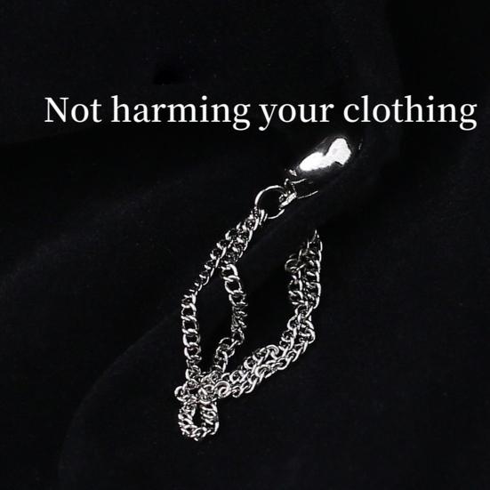 4/8/12 шт. Магнитные зажимы для одежды, пуговицы для штанин, регулируемые зажимы для штанин, булавки, быстрые застежки для рубашки