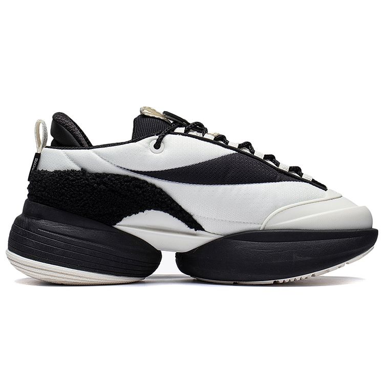 Li Ning CF Su Series Ultra Distance V2 Толстая подошва, увеличивающая высоту, амортизирующая универсальная обувь для хлеба, низкая спортивная повседневная обувь AGLS241-4