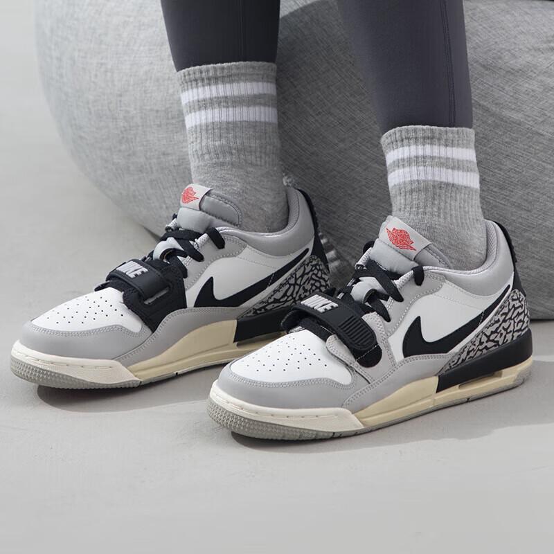 Jordan Legacy 312 Low Tech Grey Fire Red Black GS CD9054-101