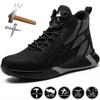 Work Boots Steel Toe Safety Boots Men Women Work Shoes Sneakers Lightweight Anti-Puncture Safety Shoes Men Indestructible Boots
