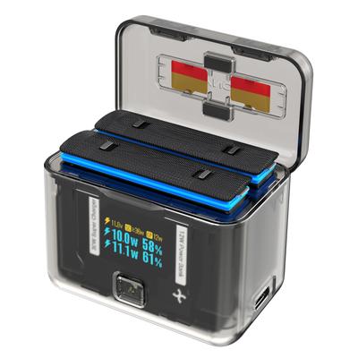 Быстрая и эффективная зарядная коробка USB-зарядная коробка Гибкая опция зарядки Удобная зарядка аккумулятора Эффективна для Insta360