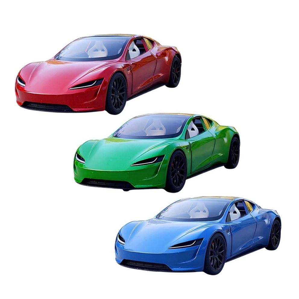 MyCar 1:24 Scale Tesla Roadster Roof Model Diecast Metal Car Figurine - Red