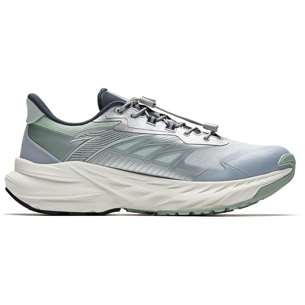 New Anta Anti-Slip Wear-Resistant Low-Top Trail Running Running Shoes Men's Gray Blue Green 912445587-1