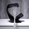 Modern Waterfall Faucet Luxury Basin Faucet Bathroom Faucet Deck Installation Sink Crane and Cold Water Faucet