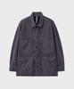 NOIRER Garment Washed Chore Jacket (Purple Grey)