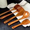 Non-Stick Wooden Shovel and Spoon Set with Extended Handle for Cooking