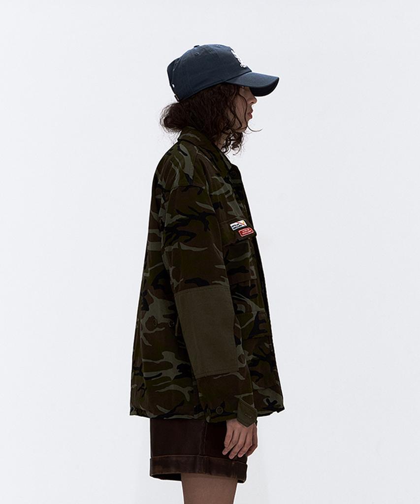 Erer Heritage Military Casual Jacket Khaki