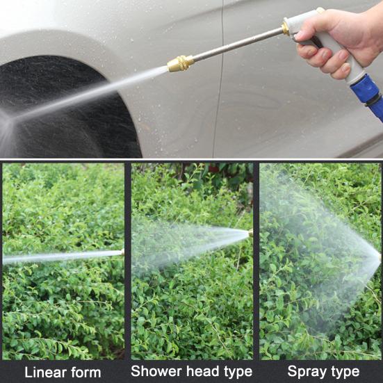 Насадка для водяного шланга, регулируемый режим распыления высокого давления, быстрый разъем, герметичный универсальный вращающийся распылитель, бытовой инструмент для мойки автомобилей