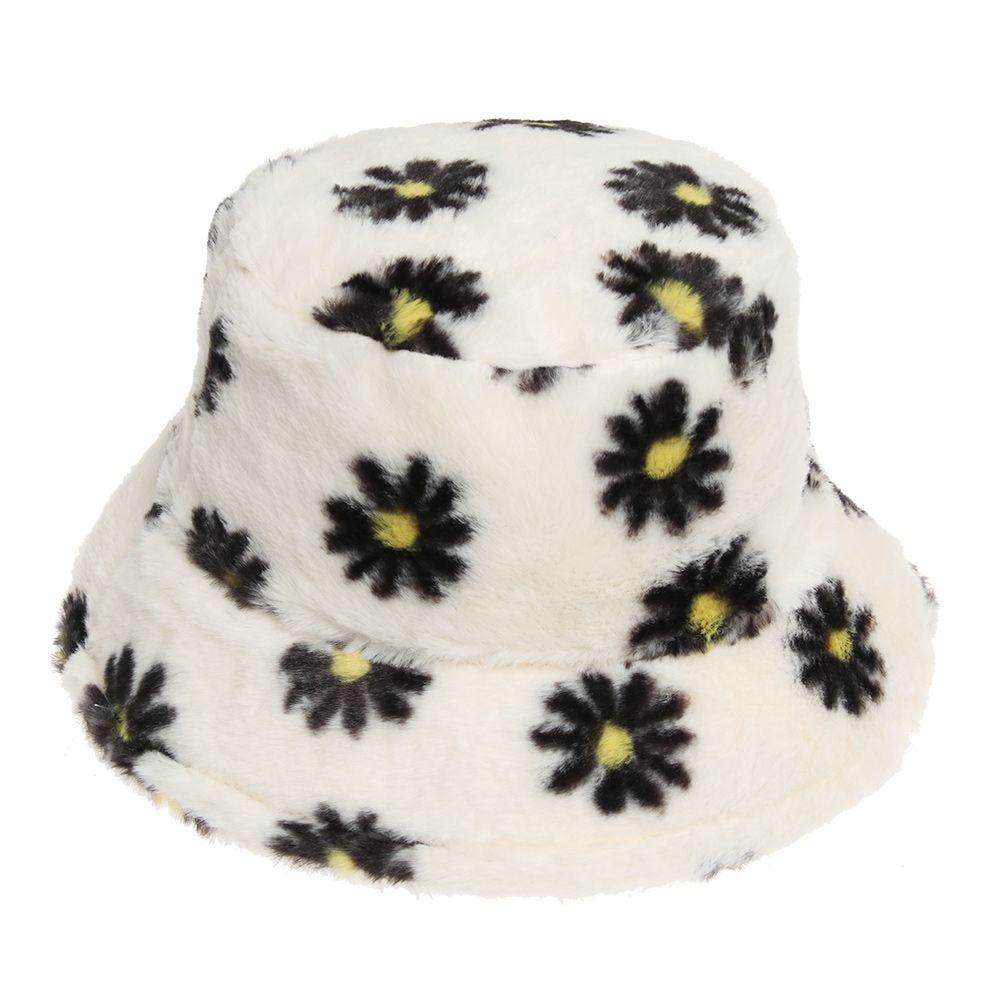 Новая Мода Многоцветная Радужная Повседневная Мягкая Теплая Панама Шляпы Клош Искусственный Мех Шапка Рыбака