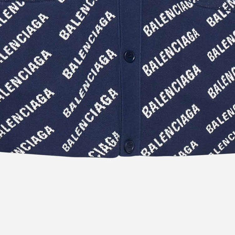 Balenciaga Вязаный кардиган с принтом-монограммой 736248T32338502