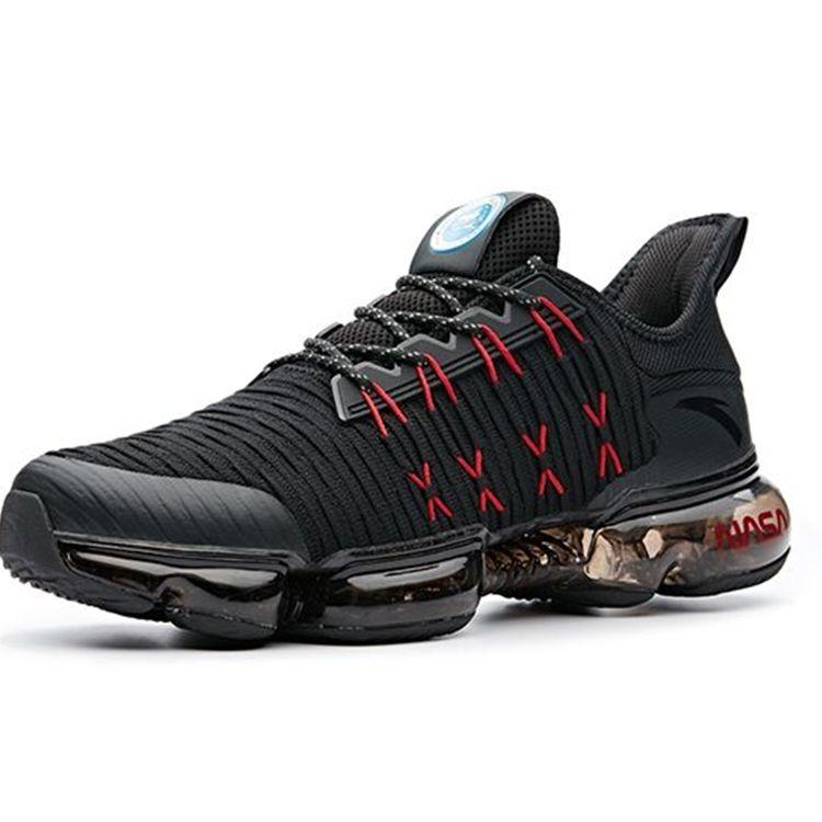 Anta Кроссовки мужские NASA X Seeed Series Zero Boundary Low-Top, черные, красные, 91835500-5