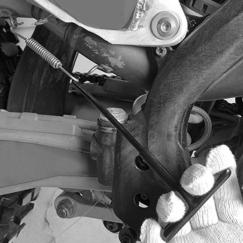 1 шт. Съемник пружин выхлопной системы Ремонтный инструмент для снятия пружин Мотоциклетный крюк для пружин выхлопной системы Т-образная рукоятка Установочные крюки