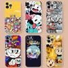 Популярная Анимация C-Cuphead S-Show Чехол для Телефона Для IPhone 17 16 15 14 13 12 11 Pro Max Plus Мягкий Чехол Персонализированный DIY
