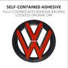 Volkswagen Front Grill Emblem Rear Trunk Badge Lid Cover logo For VW POLO GOLF 5 6 7 7.5 8 MK7 MK7.5 MK8 Scirocco accessoriesSZ5
