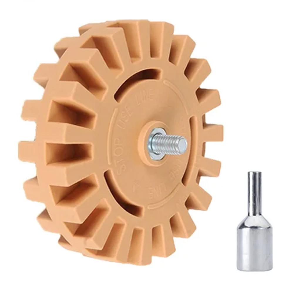 Качественное резиновое колесо-ластик для удаления наклеек, пинстрайпов и декалей с автомобилей, лодок и домов на колесах