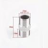 201 Stainless Stainless Steel Hex Nipple Thickened Hex Nipple Union  Water Oil Air