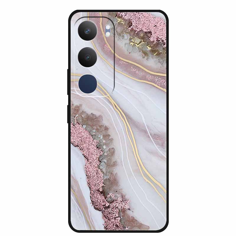 Для Vivo Y19s Pro 4G Чехол Роскошный Градиентный Цвет Мраморный Рисунок Мягкий Силиконовый Чехол для Телефона для Vivo Y19s Y 19s Pro 4G 6.68" Fundas