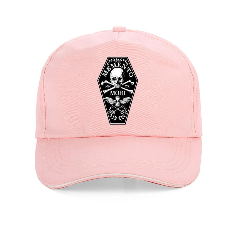Шляпа Memento Mori, 100% чистый хлопок, Memento Mori Remember Death, римские цифры, череп и кости, гроб, крутая бейсболка