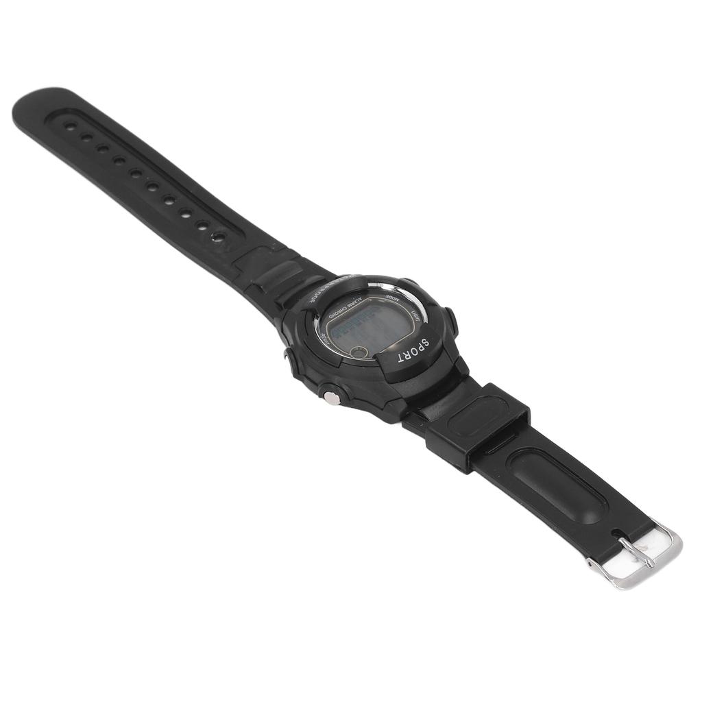 Sports Multifunctional Watch 50M Waterproof Vintage Unisex LED Luminous Stopwatch Alarm 12/24 Hour