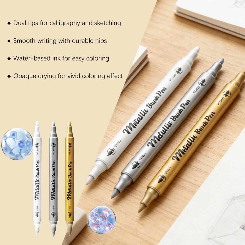 Creative Drawing Sketching Art Markers Paint Markers Set-Sliver