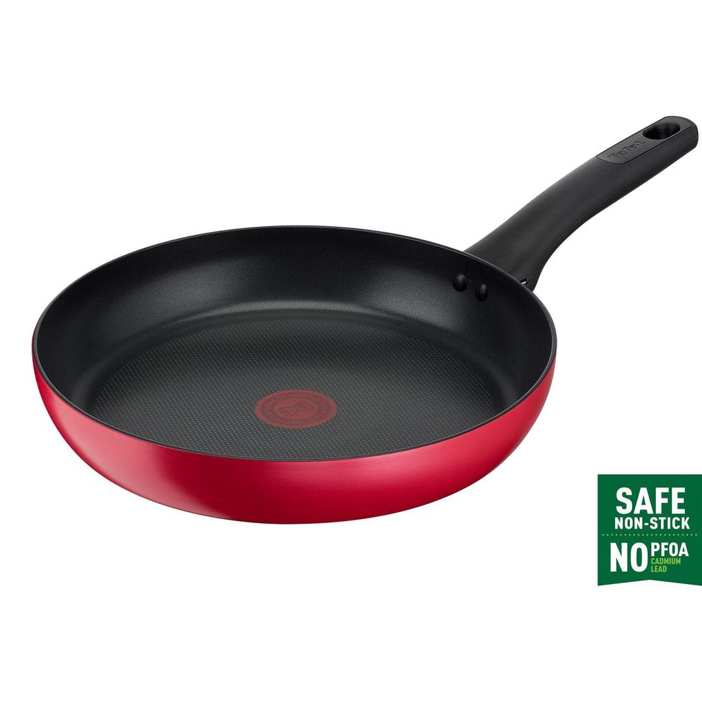 Tefal Индукционная сковорода Excellence с титановым антипригарным покрытием (20 ~ 30см) Можно мыть в посудомоечной машине в духовке без PFOA Red