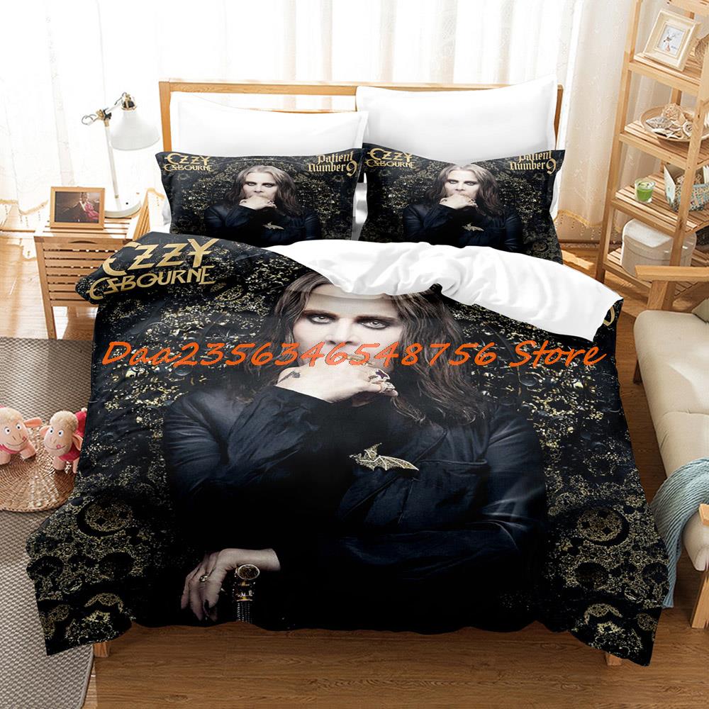 Comforter Ozzy Osbourne Bedding Set Single Twin Full Queen King Size Bed Set Aldult Kid Bedroom s Hip Hop Bed