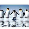 Full 5D Diy Diamond Painting Cute Penguin Embroidery Cross Stitch Home Decor Handmade Gift