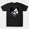 Men Black Print T-shirt Super Large TShirt Madara Uchiha Naruto Shippuden No-Cut Transfer Paper Print Cotton Tshirt