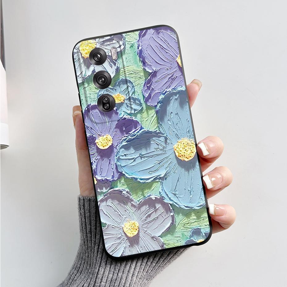 Чехол для OPPO Reno 12 Pro Милый Мультяшный Медведь Лягушка Задняя Крышка Матовый Силиконовый Мягкий Чехол для Телефона Для OPPO Reno 12 Reno12 Pro 5G Fundas