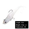 FishKing1/21pcs Lead Jig Soft Lure For Pike Muskie Bass Minnow Lure Length 8CM 10CM Weight 8.5G 21.5G