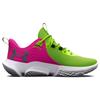 Under Armour Унисекс Баскетбольные кроссовки Flow FUTR X 2 Лаймовый всплеск/Бунтарский розовый 3026288-300